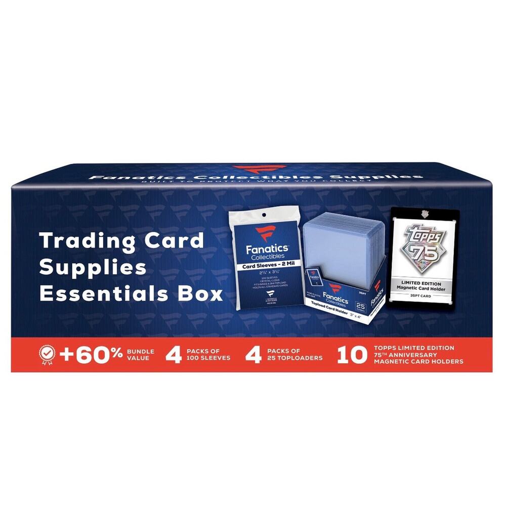 2 TOPPS 75th Anniversary Trading Card Supplies Box